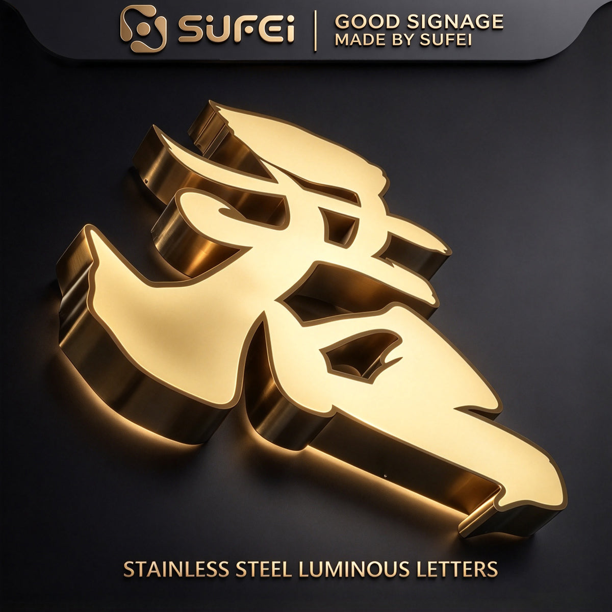 Stainless Steel Luminous Letters