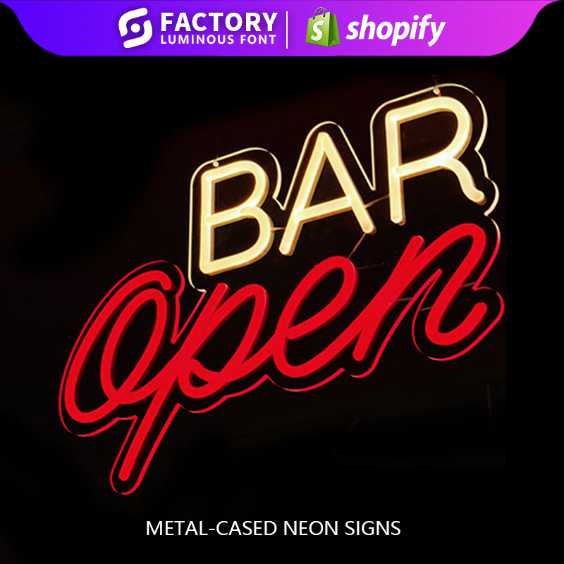 Metal-Cased Neon Signs