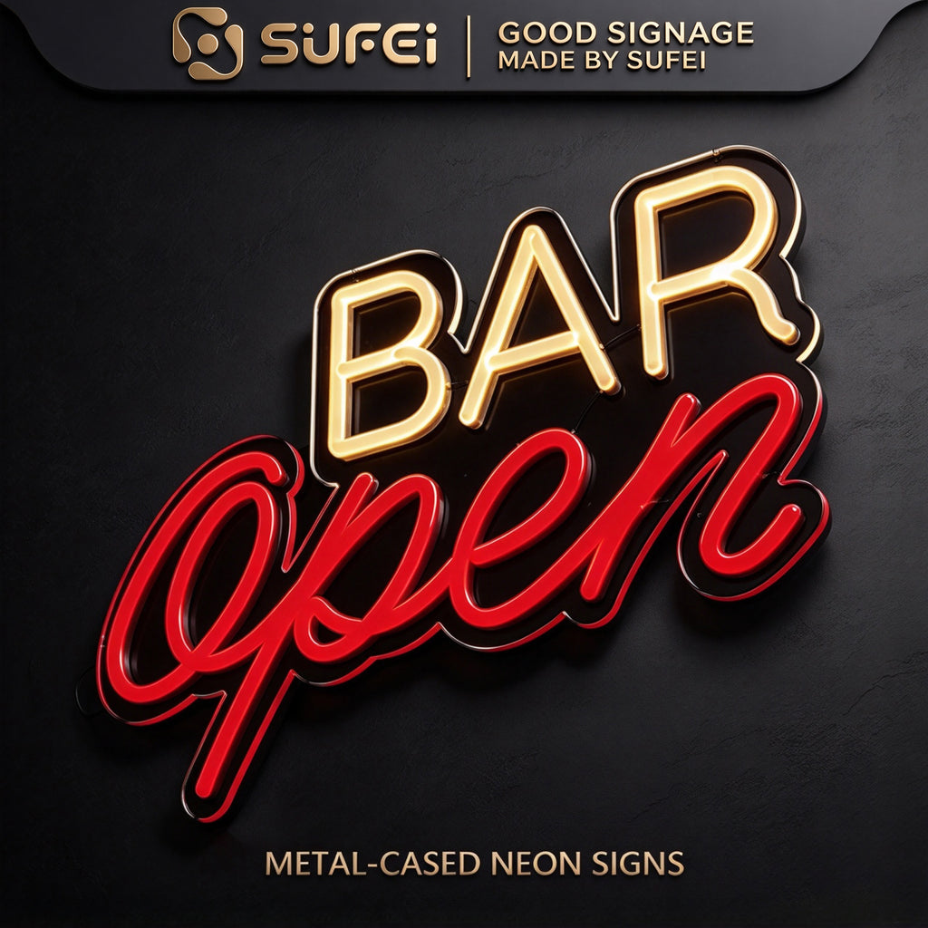Metal-Cased Neon Signs