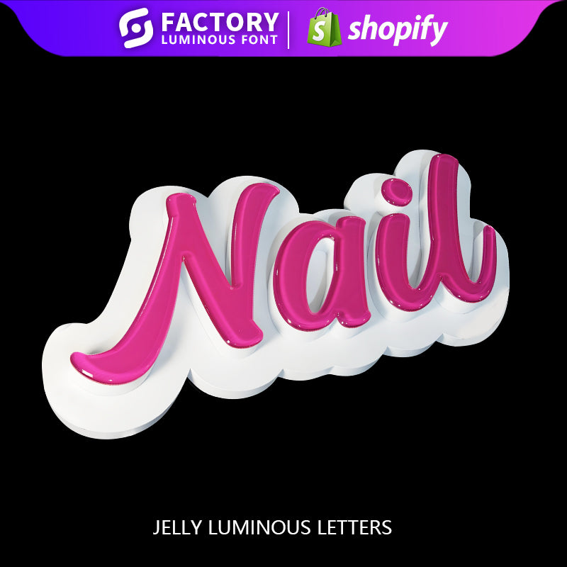 Jelly Luminous Letters