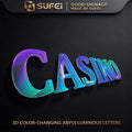 3D Color-Changing Abyss LuminousLetters